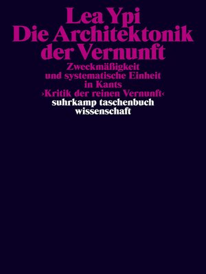 cover image of Die Architektonik der Vernunft